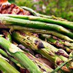 Grüner Spargel mit Bacon