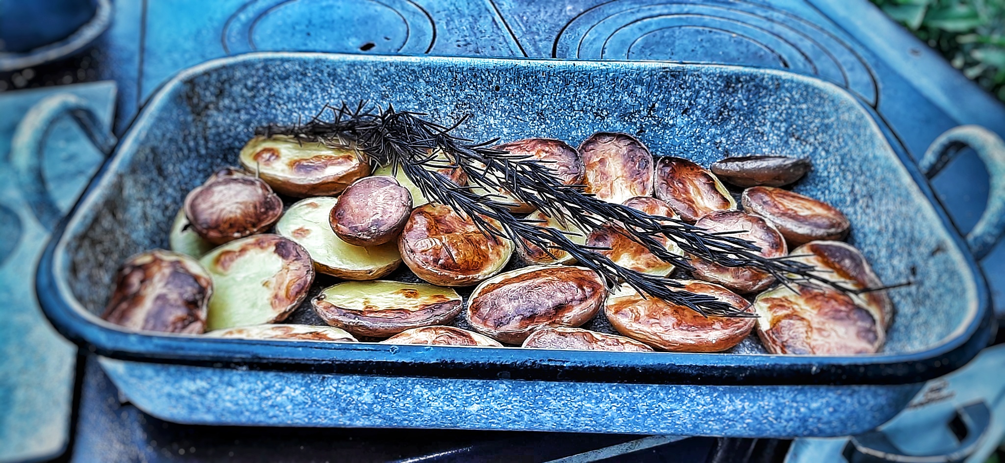 Ofenkartoffeln - Grillen Aussicht